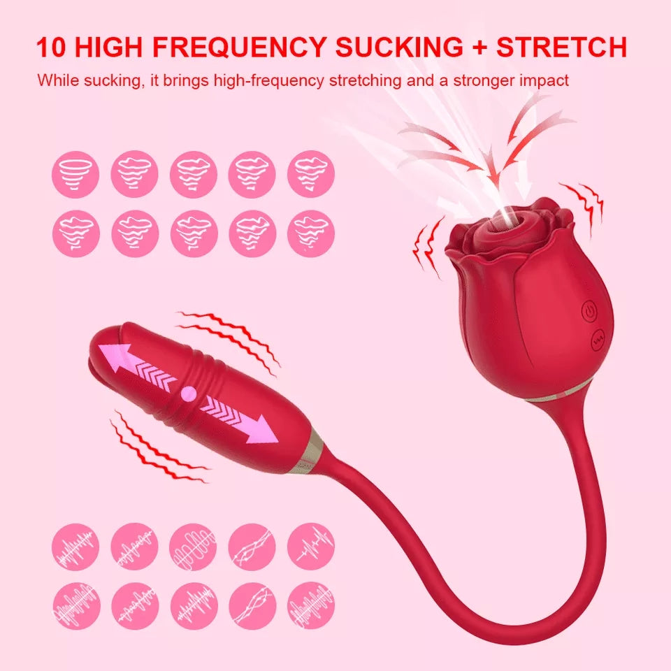 Rose Sucker & Vibrating Plug