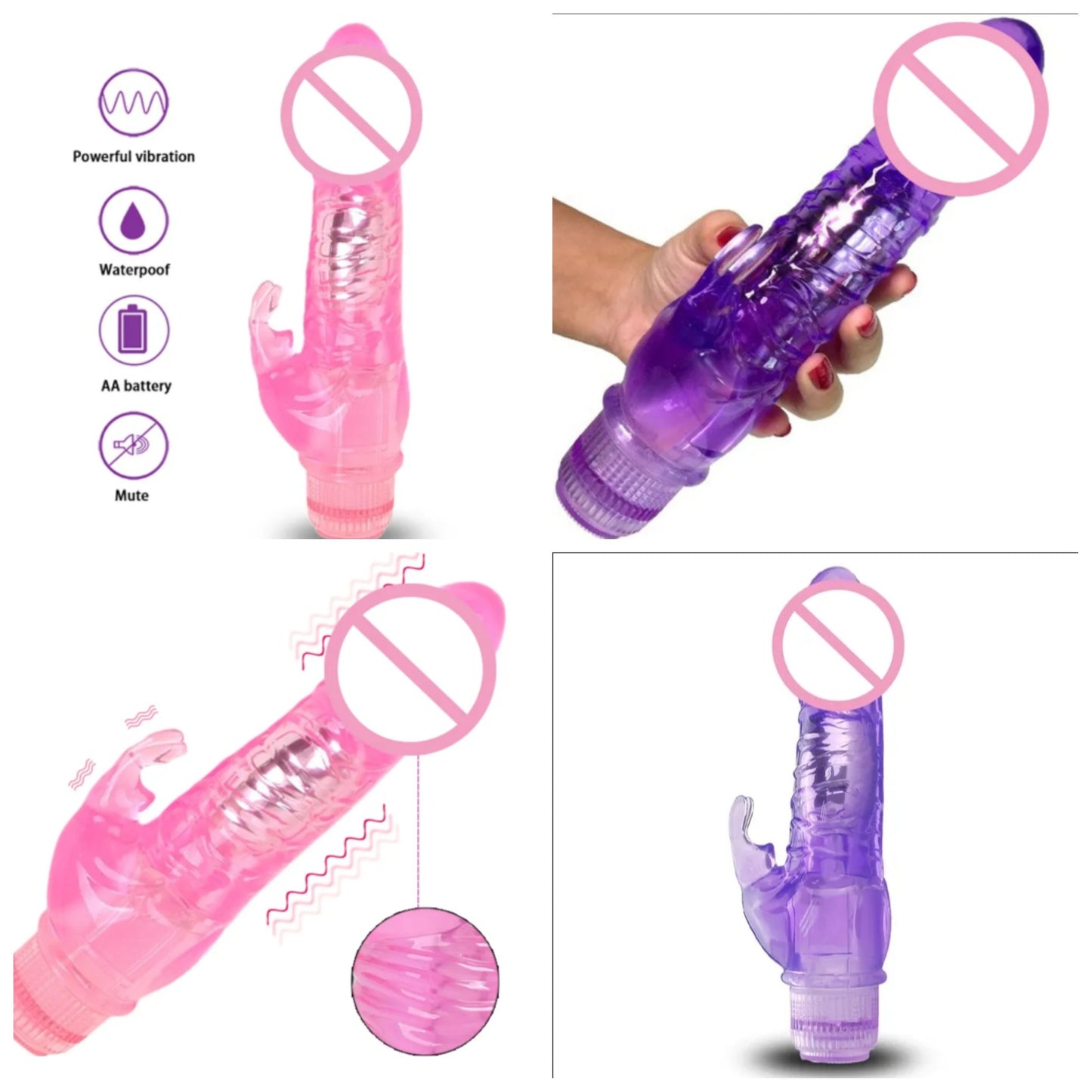 Realistic Rabbit Dildo