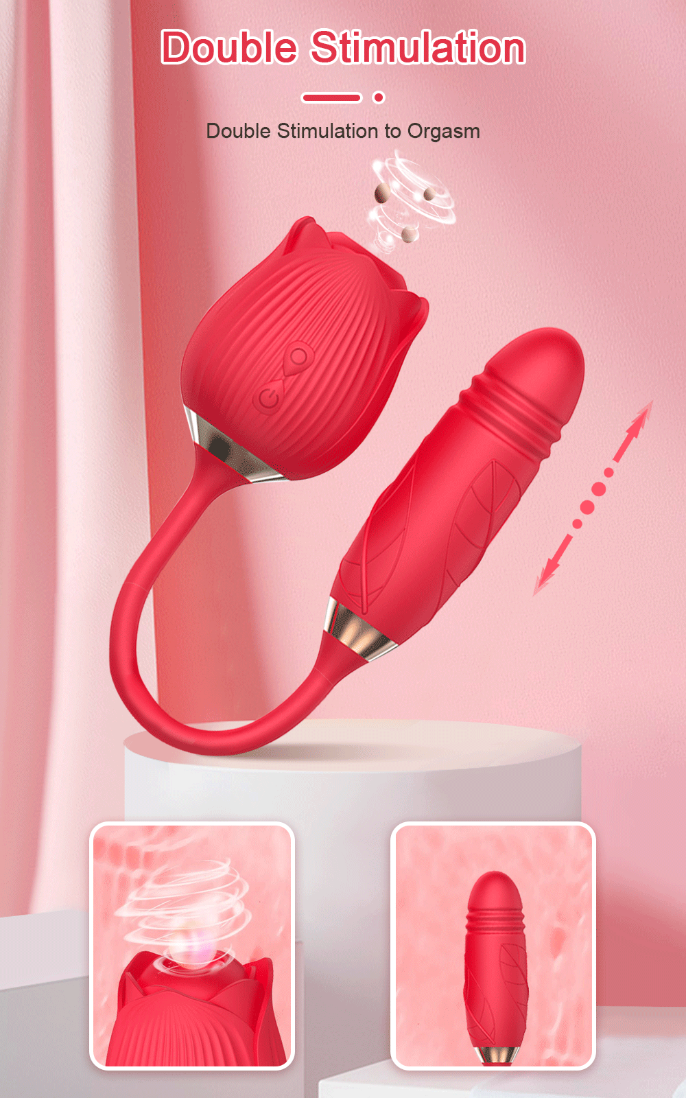 Rose Sucker & Vibrating Plug